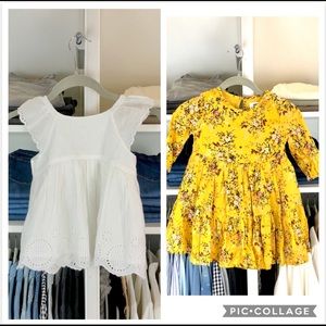 Old Navy Dress and Baby Gap Top 5T EUC